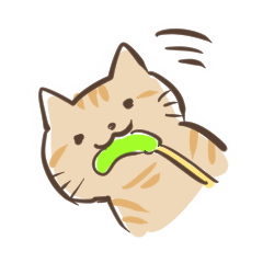 [LINEスタンプ] 茶猫アメショの使いやすいスタンプ