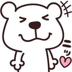 [LINEスタンプ] くますけ♡LINE公認コラボ