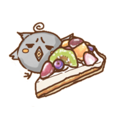 [LINEスタンプ] カラスのちーちゃん