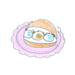 [LINEスタンプ] おやつのじかん