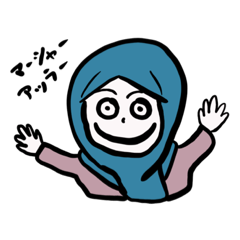 [LINEスタンプ] ヒジャブ女子