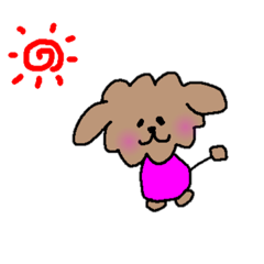 [LINEスタンプ] トイプードルのムウちゃん