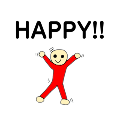 [LINEスタンプ] HAPPY BOY 202109