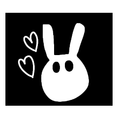 [LINEスタンプ] 辛口うさ