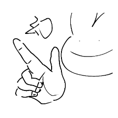 [LINEスタンプ] シンプルすぎるウサギⅢ
