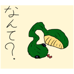 [LINEスタンプ] hebitonokaiwa