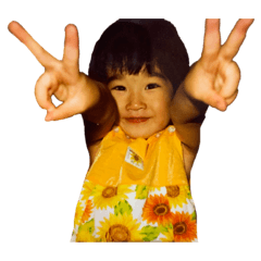 [LINEスタンプ] さらさ幼少期ときどきはるや