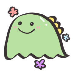 [LINEスタンプ] おばけのかいちゃん