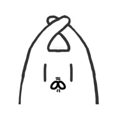 [LINEスタンプ] ヘンテコ屋のうさぎさん
