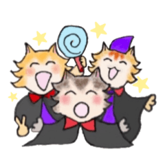 [LINEスタンプ] ニャンズハロウィンで秋を楽しむスタンプ