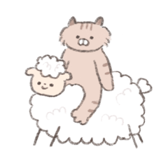 [LINEスタンプ] 喵咩ね