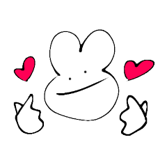 [LINEスタンプ] simple is rabit