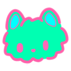 [LINEスタンプ] ネオンにゃんこ