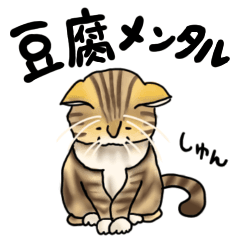 [LINEスタンプ] 豆腐メンタルな動物たち