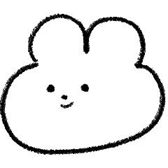 [LINEスタンプ] ゆるゆーるうさぎのすたんぷ
