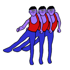 [LINEスタンプ] 極長生命線