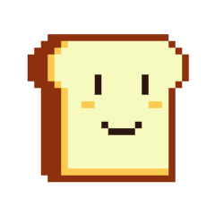 [LINEスタンプ] Pixel Bread