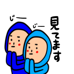 [LINEスタンプ] カラフル人間ラクガキ風