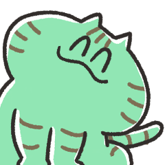 [LINEスタンプ] ネコツノガエル