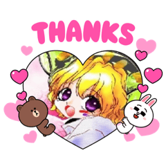 [LINEスタンプ] go！go！女の子