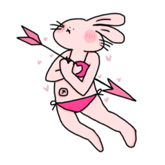 [LINEスタンプ] セクシーうさぎちゃん