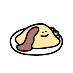 [LINEスタンプ] おもちとごはん