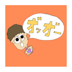 [LINEスタンプ] けっけ 卍郎