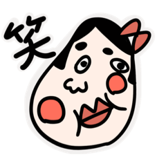 [LINEスタンプ] おかめん、ひょっとこん時々はんにゃん。