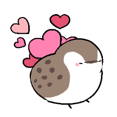 [LINEスタンプ] 雷鳥ちゃんスタンプ