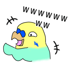 [LINEスタンプ] 会話を盛り上げてくれるインコたち