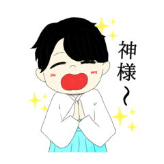 [LINEスタンプ] 神職と巫女の神社スタンプ