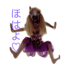 [LINEスタンプ] 馬リリンと鳩バヤ 日常あいさつ