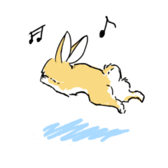 [LINEスタンプ] ほんわかうさぽん