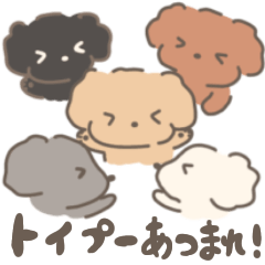 [LINEスタンプ] トイプーあつまれ！