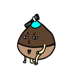 [LINEスタンプ] 栗蔵の気持ち2