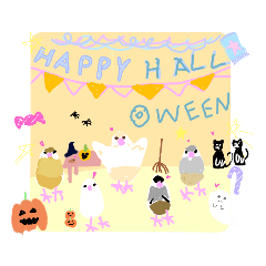 [LINEスタンプ] 文鳥·◈·ハロウィーン☆