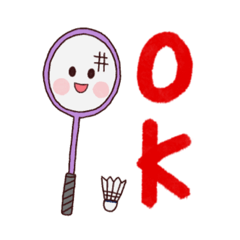 [LINEスタンプ] LOVEバドミントン☆バドミントンを愛する人
