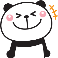 [LINEスタンプ] パンダさんのスタンプ☆LINEスタンプの日の画像（メイン）