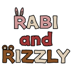 [LINEスタンプ] RABI and RIZZLY