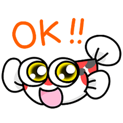 [LINEスタンプ] ゆけ！めだかちゃん2