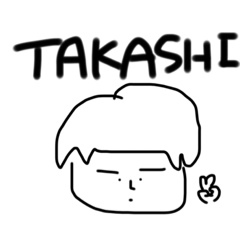 [LINEスタンプ] This is TAKASHIニダ