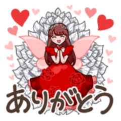 [LINEスタンプ] 可愛いジュエリー フェアリーちゃん