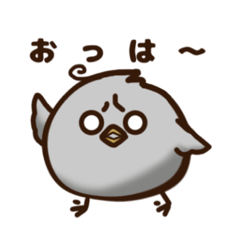 [LINEスタンプ] もろてちーちゃんカラスの日常