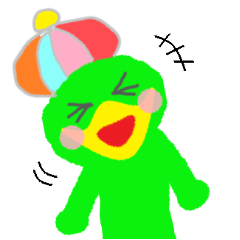 [LINEスタンプ] LINEスタンプの日の変なカッパ