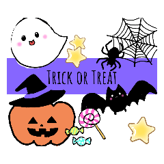 [LINEスタンプ] ハロウィンとどうぶつたち