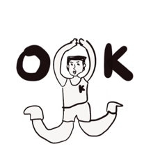 [LINEスタンプ] 角刈りイケメンの画像（メイン）