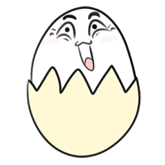 [LINEスタンプ] おもしろい卵の画像（メイン）
