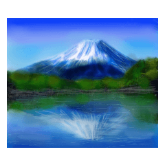 [LINEスタンプ] 四季の富士さん