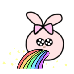 [LINEスタンプ] うさぎと飼い主の1日