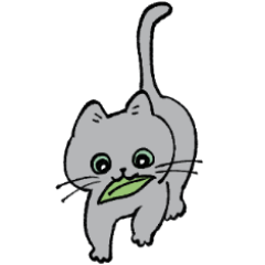 [LINEスタンプ] 草猫